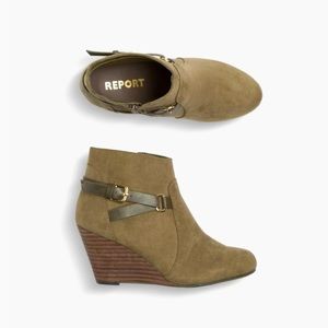 Buckle Wedge Bootie